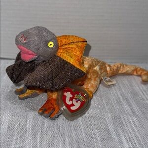 Ty Beanie Babies Slayer yellow and orange 9.5” 2000